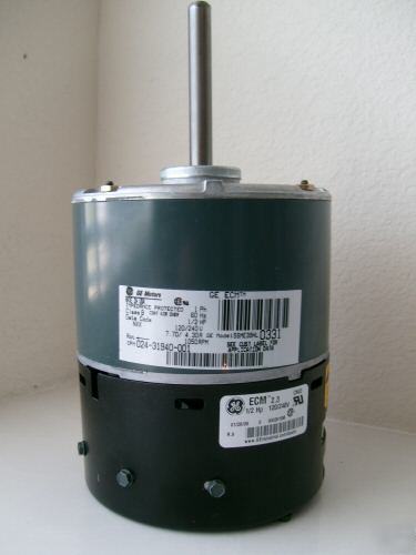 General electric ecm 2.3 series 1/2 hp motor 120 240 ac