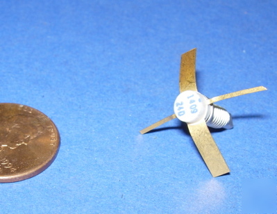 Microwave transistor 1409-24D gold vintage