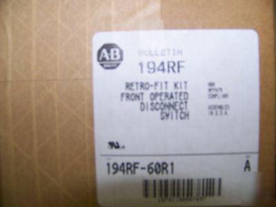 New allen bradley 194RF-60R1 disconnect switch kit