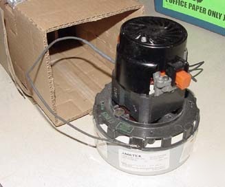 New ametek vacuum motor in box