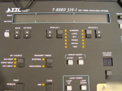 Ttc t-berd 310 communications analyzer w/ 6 options 