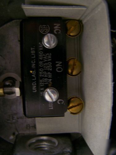 United electric ue hazardous location temp switch 8167 