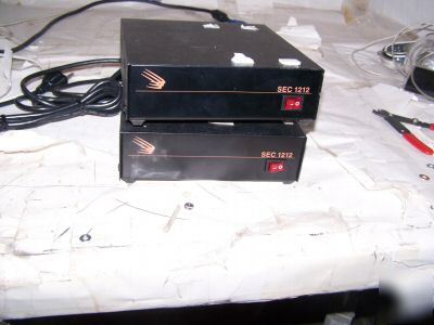 *lot of 2 switching dc power supply - model sec 1212