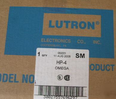  lutron hp-4 hi-power dimming module system