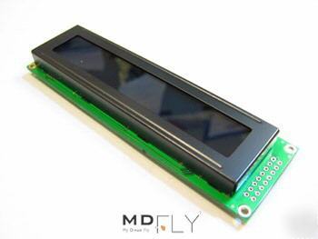 2402 24X2 character red lcd display with backlight pcb
