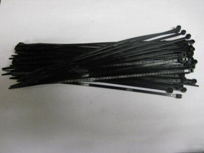 Black nylon zip ties 8