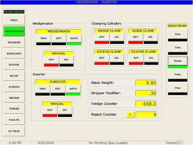 Hmi custom software design with one plc driver