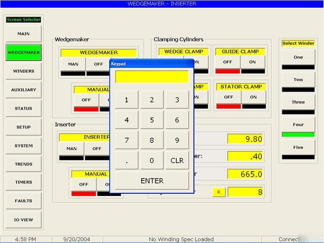 Hmi custom software design with one plc driver