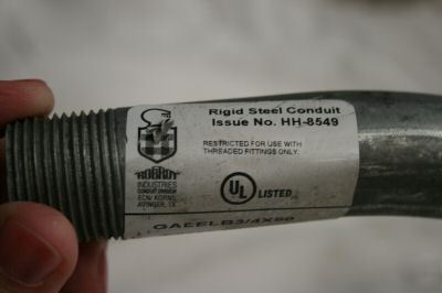 New rigid steel conduit galeel b(3/4)X90 degree angel 