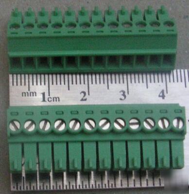 Phoenix terminal block combicon connection plug 12 pos