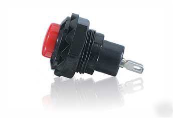 Red button spst pushbutton switch