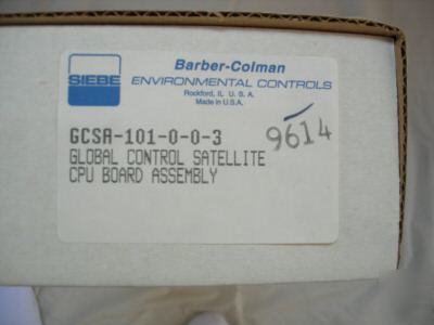 Siebe gcsa-101-0-0-3 global control satellite board