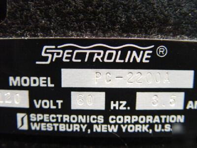 Spectoline pc-2200A uv eprom/wafer erasing system