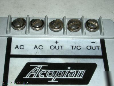 Acopian ac to dc power module 10E840 10 vdc