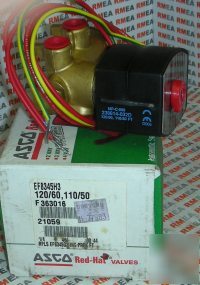 Asco EF8345H3 solenoid valve 110/120VAC 1/4