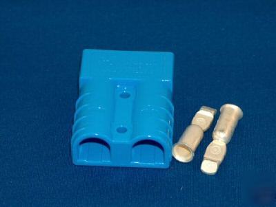 Authentic anderson SB50 connector kit, blue 10/12 awg 