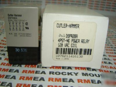 Cutler hammer 4 pst-no power relay D9PR8BA 120 vac