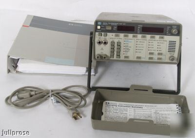 Hp 4935A transmission test set w/ opt 003 *calibrated*