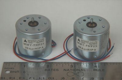 Matsushita electric mmt-7NF2X dc tape drive motors (2)