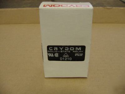 New crydom D1210 solid state relay 120V 10 amp >
