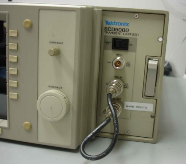 Tektronix SCD5000 transient digitizer opt: 01 1P