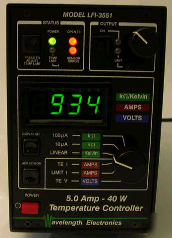 Wavelength electronics lfi-3551 temperature controller