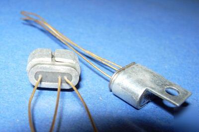2N1155 vintage transistor collectible w/heatsink rare 