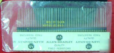 Allen-bradley fixed resistors 1/2W 6.8MEGOHMS 5% 50PCS 