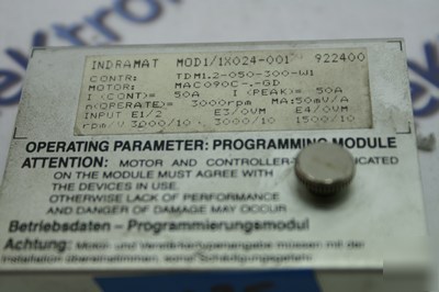 Indramat MOD1/1X024-001 programming module