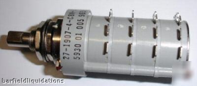 Janco 2AMP 115 vac rotary switch 27-1907-4-C8N-1,8904