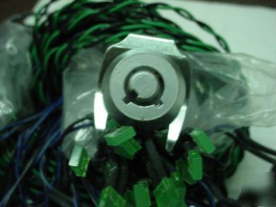 Keylock switch assembly, 2 keys w/grn led ( qty 50 ea )