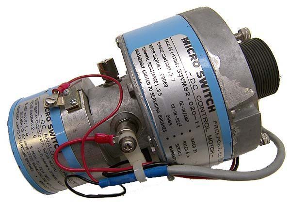 Micro switch dc control motor / dc analog tachometer