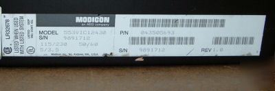 Modicon 553VIC12430 TR132 tc 2000 operator interface