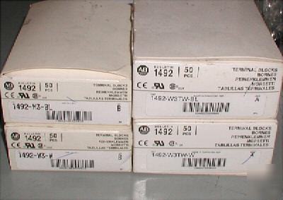 New ab allen bradley 1492-W3-bl terminal blocks * *