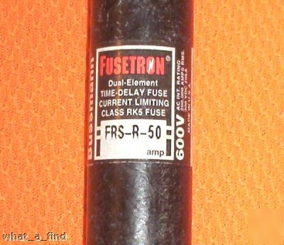 New buss frs-r-50 fuse fusetron FRSR50 warranty nnb