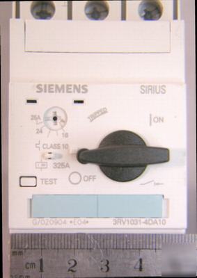 Siemens 33RV1021-1HA10 starter 33RV10211HA10 3RV1901-1E