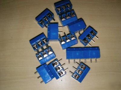 3-way/pin screw terminal block connector 5.00 mm pitch