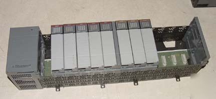 Allen bradley SLC500 13 slot rack, ps & i/o modules