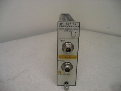 Hp 54717A calibrator plug in