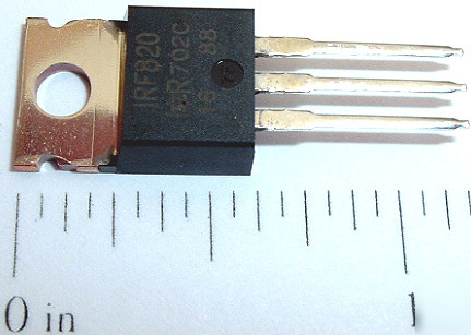 IRF820 mosfet mos fet transistor pnp 50W 500V 2.5A (15)