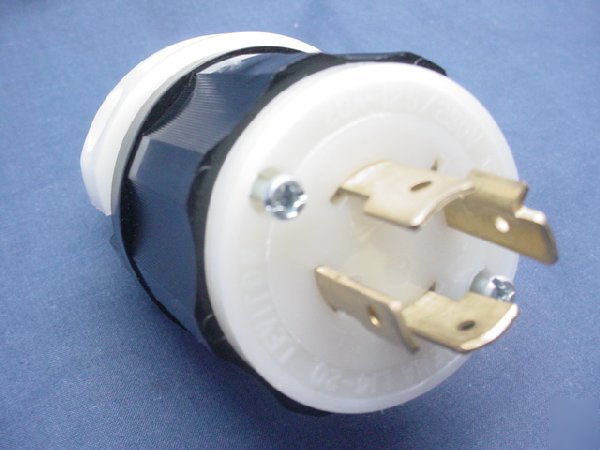 Leviton L14-20 locking plug 20A 125/250V 2411