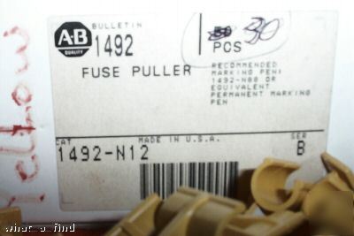 New 30 allen bradley 1492-N12 fuse puller warranty 