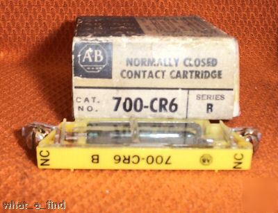 New allen bradley 700-CR6 contact cartridge warranty