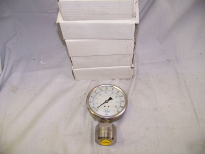 New lot enfm oil filled pressure gauge holland 