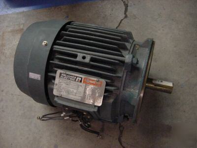 New reliance electric motor 230/460 5HP 184TC 3475 rpm 