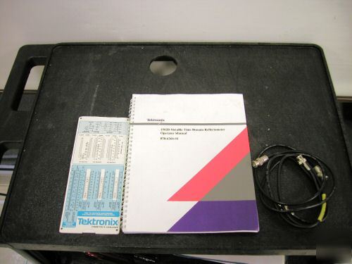 New tektronix 1502B tdr cable tester w/ battery