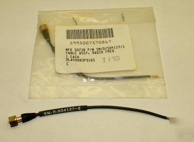 Smc radio frequency cable assembly (lot of 20 pieces)