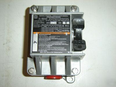 2510FR2 square d manual motor starter switch 2510 FR2