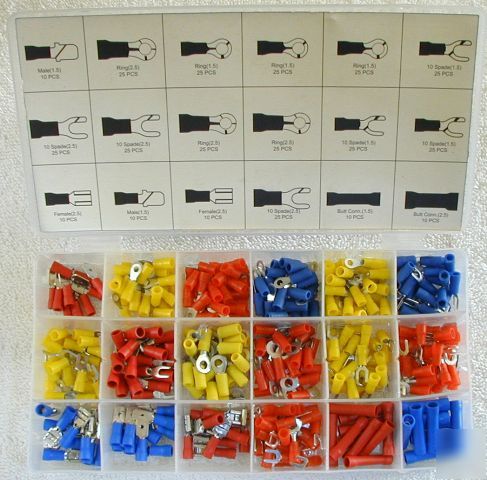 360PC solderless terminal wire connector assortment kit
