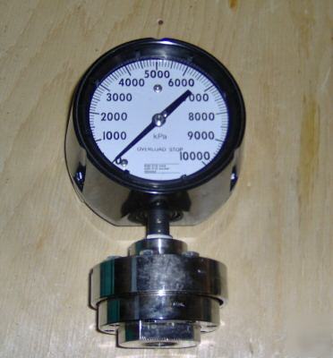 Ashcroft gauge + type 200 diaphragm seal